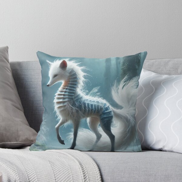 Item preview, Ethereal Fox-Seahorse Hybrid: Enchanted Ocean Guardian designed and sold by FantasyHybrids.