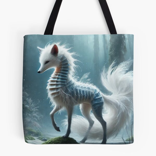 Item preview, Ethereal Fox-Seahorse Hybrid: Enchanted Ocean Guardian designed and sold by FantasyHybrids.