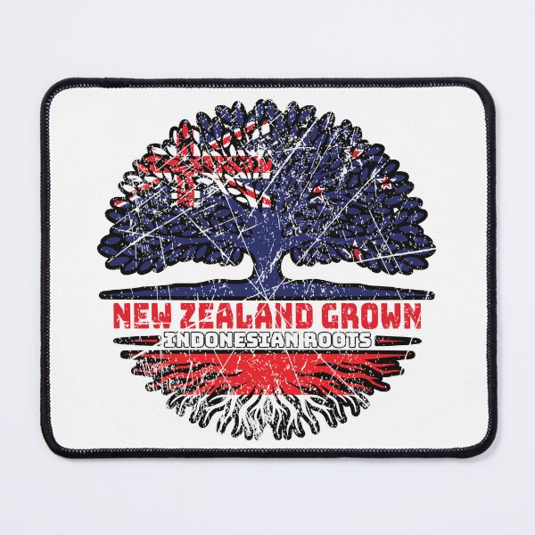 Item preview, Indonesia Indonesian New Zealander New Zealand Tree Roots Flag designed and sold by FlagX.