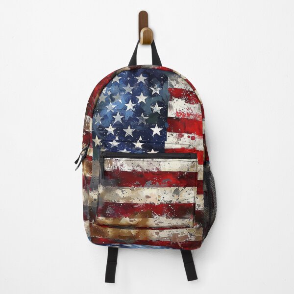 Item preview, patriotic urban art american flag print designed and sold by dcrc.