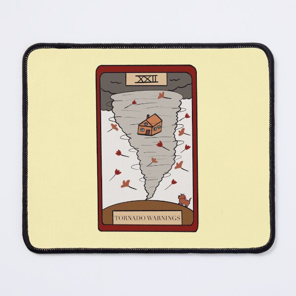 Item preview, Tornado Warnings Tarot Card designed and sold by OCT-Creative.