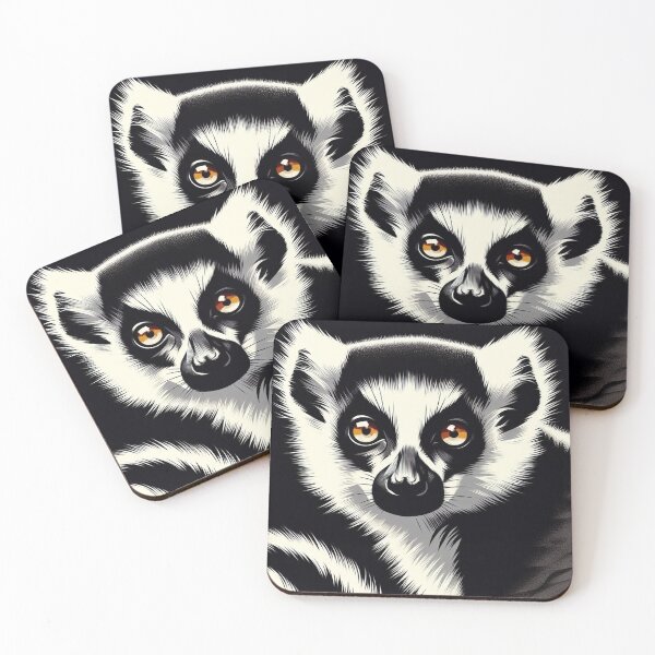 Item preview, Lemur Close up Illustration designed and sold by Liscar95.
