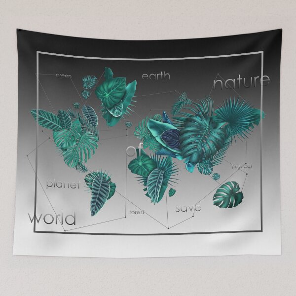 Item preview, world map designed and sold by BekimART.