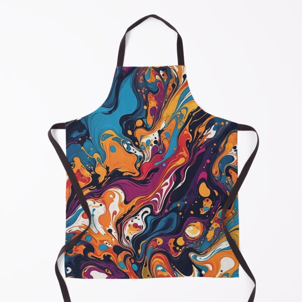 Item preview, Abstract Colorful Ink Spill Pattern designed and sold by calibrit.