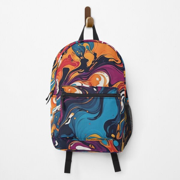 Item preview, Abstract Colorful Ink Spill Pattern designed and sold by calibrit.