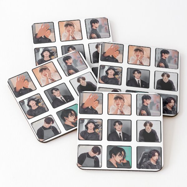 Item preview, Jungkook BTS Cartoon Merchandise designed and sold by RandomlyPopUps.