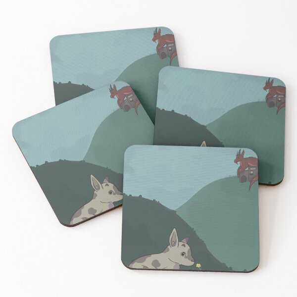 Item preview, Medieval Goat and Dragon Scene designed and sold by Glorious-goats.