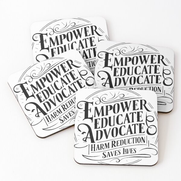Item preview, Empower Educate Advocate Harm Reduction Saves Lives Retro T-Shirt designed and sold by ellytreutel.