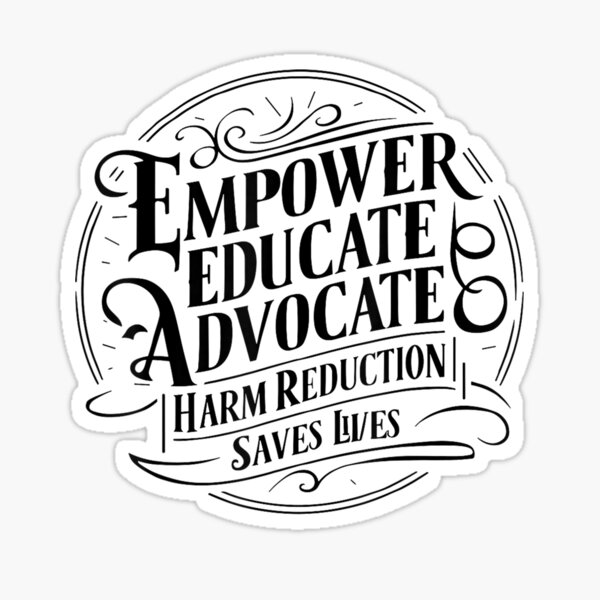 Item preview, Empower Educate Advocate Harm Reduction Saves Lives Retro T-Shirt designed and sold by ellytreutel.