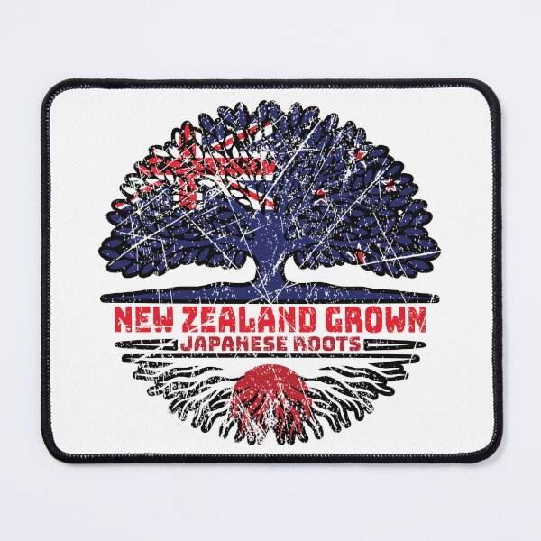 Item preview, Japan Japanese New Zealander New Zealand Tree Roots Flag designed and sold by FlagX.