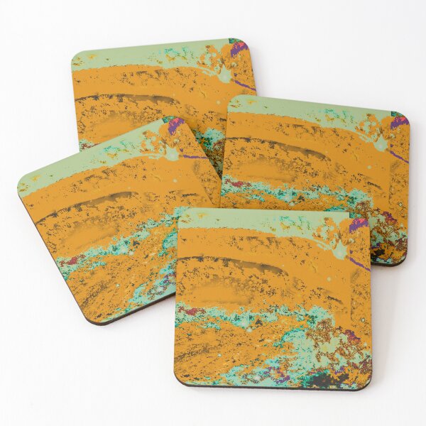 Item preview, Orange Planet Surface- Abstract designed and sold by Spaceart9.