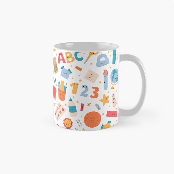 Item preview, Cute School Supplies Pattern designed and sold by AnnaVioletStore.