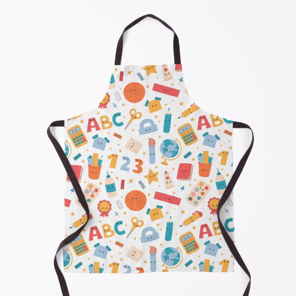 Item preview, Cute School Supplies Pattern designed and sold by AnnaShalygina.