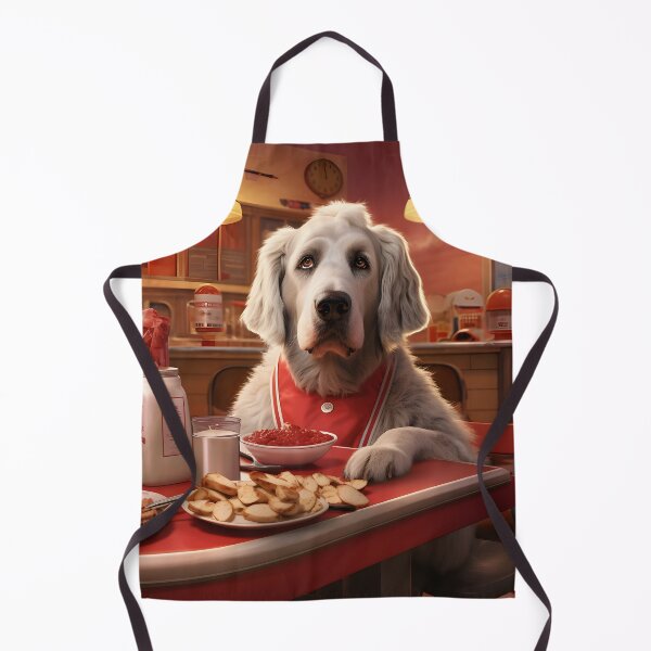 Item preview, A dog having lunch at a diner designed and sold by Nickyayee.