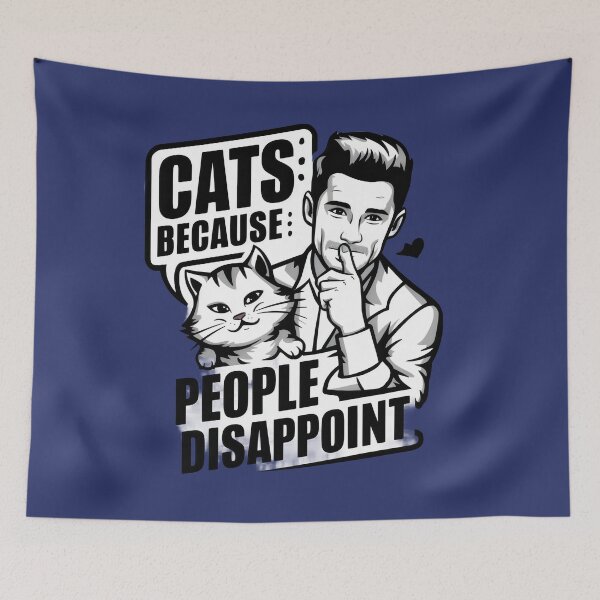 Item preview, Gatos sobre personas designed and sold by EnchantedDecor.