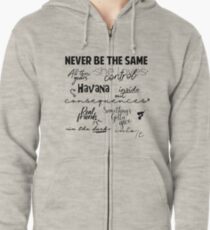 Sudadera con capucha y cremallera Canciones Camila