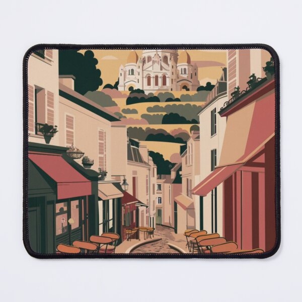 Item preview, Charming Montmartre Streets. Travel Art Poster. designed and sold by CARRAANN.