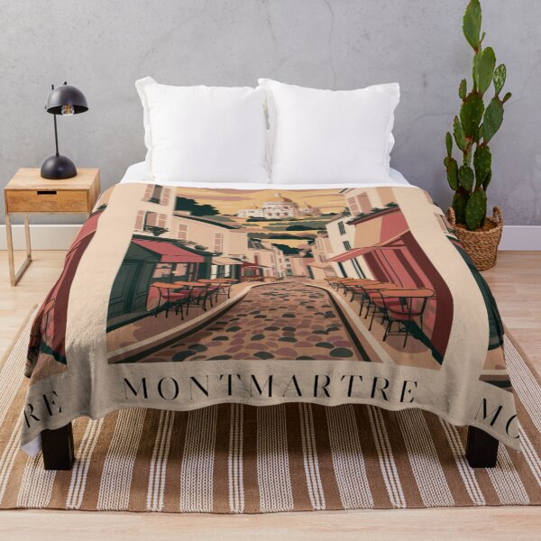 Item preview, Charming Montmartre Streets. Travel Art Poster. designed and sold by CARRAANN.