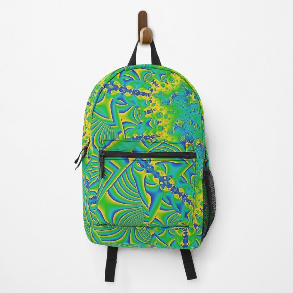 Item preview, Mandelbrot 82 - Abstract fractal tethered yellow-green cell designed and sold by Draeger0.