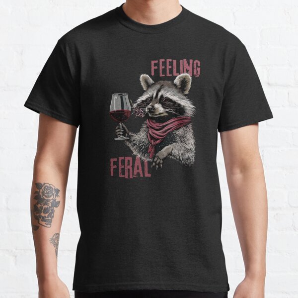 Item preview, Feeling Feral Racoon Feeling Feral Opossum Raccoon designed and sold by ArtFromBeyond.