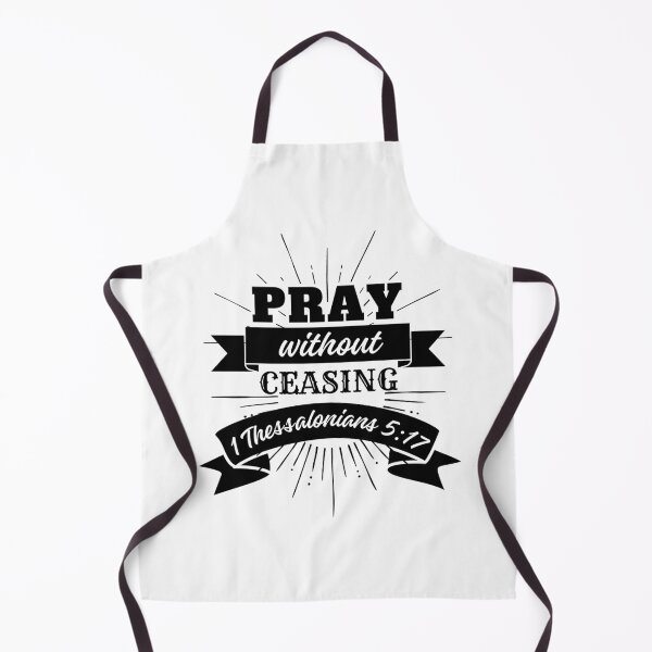 Item preview, Pray Without Ceasing, 1 Thessalonians 5: 17, bible verse designed and sold by MoriaStore.