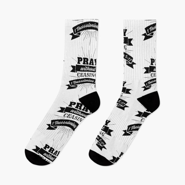 Item preview, Pray Without Ceasing, 1 Thessalonians 5: 17, bible verse designed and sold by MoriaStore.