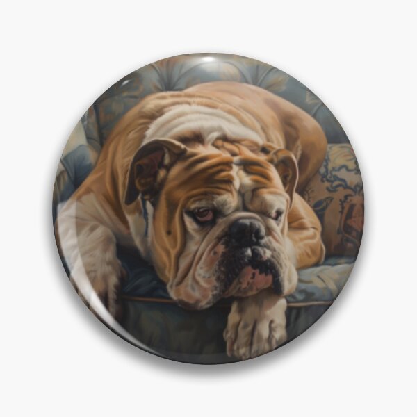 Item preview, Tired Bulldog designed and sold by SkyBridgePRJ.