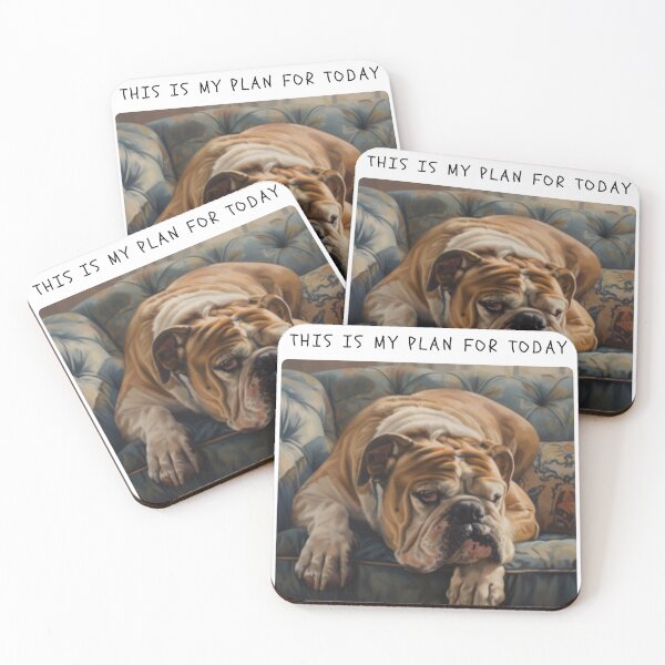 Item preview, Tired Bulldog designed and sold by SkyBridgePRJ.