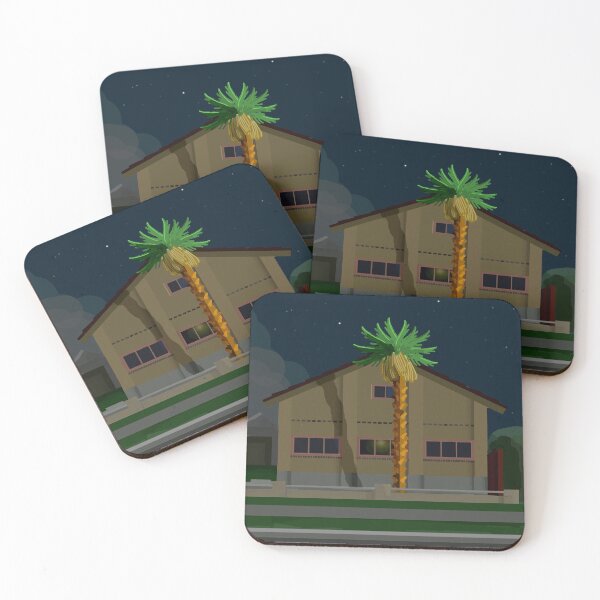 Item preview, Night at Former House with Palm tree in Kinghorne Street designed and sold by Donnahuntriss.