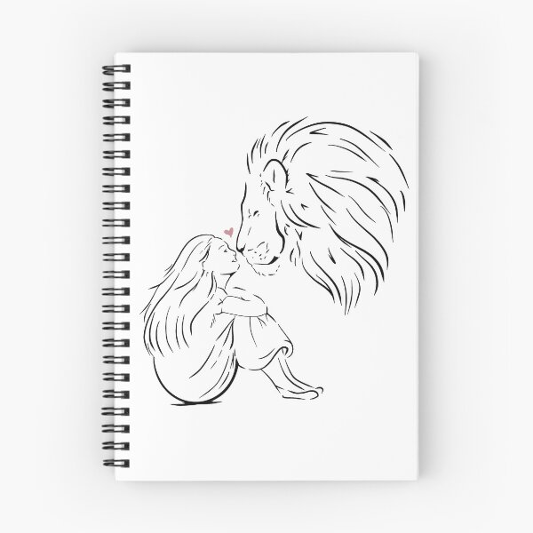 Item preview, Girl and Lion designed and sold by maivilPOD.