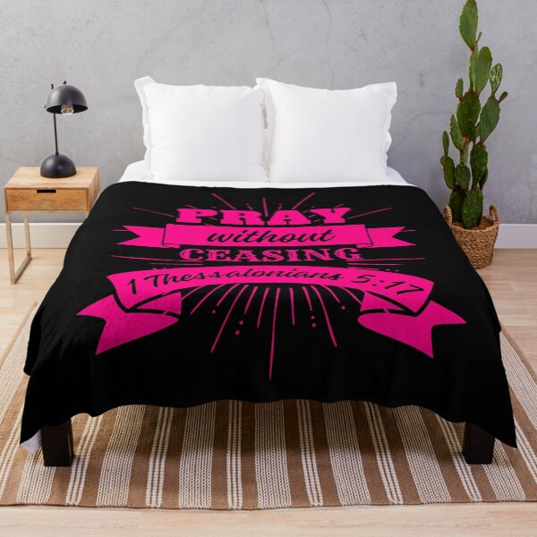 Item preview, Pray Without Ceasing, 1 Thessalonians 5: 17, Bible Quotes designed and sold by MoriaStore.