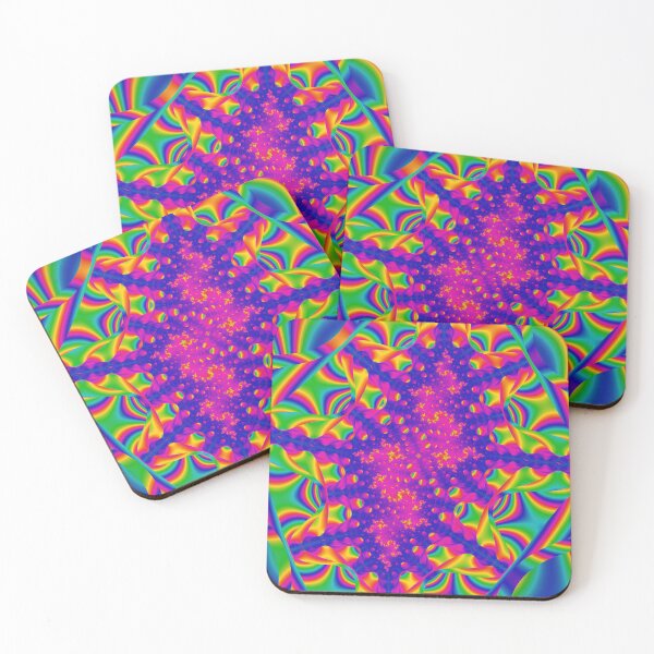 Item preview, Mandelbrot 83 - Banded dynamic rainbow purple glowing fractal pit designed and sold by Draeger0.