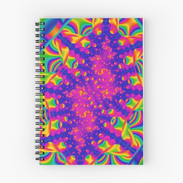 Item preview, Mandelbrot 83 - Banded dynamic rainbow purple glowing fractal pit designed and sold by Draeger0.