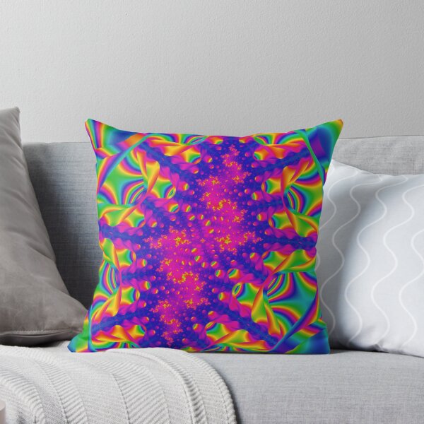 Item preview, Mandelbrot 83 - Banded dynamic rainbow purple glowing fractal pit designed and sold by Draeger0.