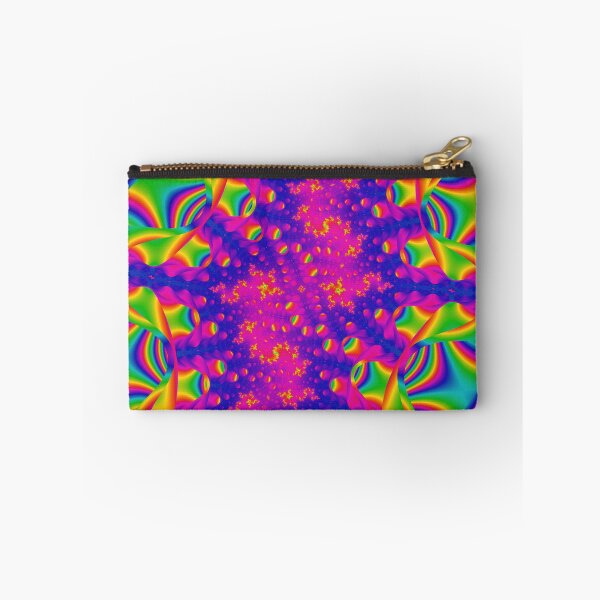 Item preview, Mandelbrot 83 - Banded dynamic rainbow purple glowing fractal pit designed and sold by Draeger0.