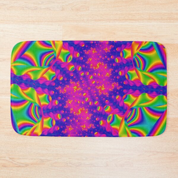 Item preview, Mandelbrot 83 - Banded dynamic rainbow purple glowing fractal pit designed and sold by Draeger0.