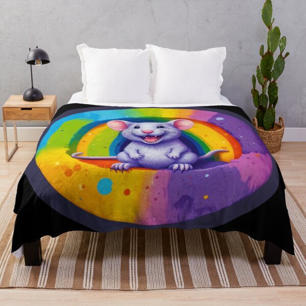 Item preview, Funny rat and rainbow designed and sold by Astralia.