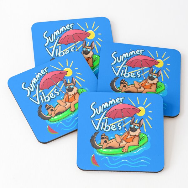 Item preview, Summer Vibes German Shepherd Edition designed and sold by polygrafix.