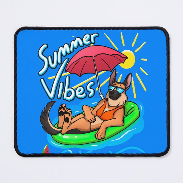 Item preview, Summer Vibes German Shepherd Edition designed and sold by polygrafix.