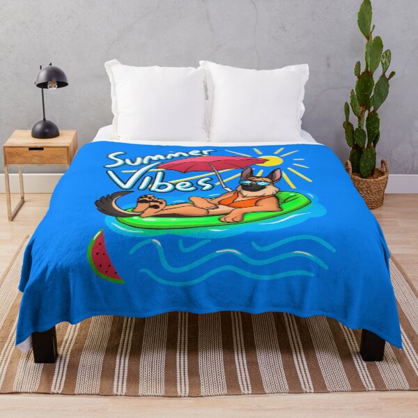 Item preview, Summer Vibes German Shepherd Edition designed and sold by polygrafix.