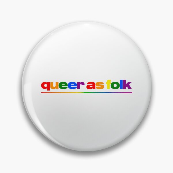 Item preview, Queer as folk logo Pride version  designed and sold by GroupieClub.