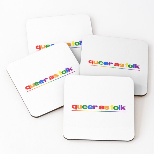 Item preview, Queer as folk logo Pride version  designed and sold by GroupieClub.