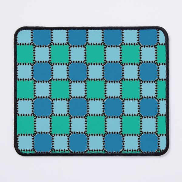 Item preview, Green and Blue check pattern  designed and sold by Tatiana Ribeiro.