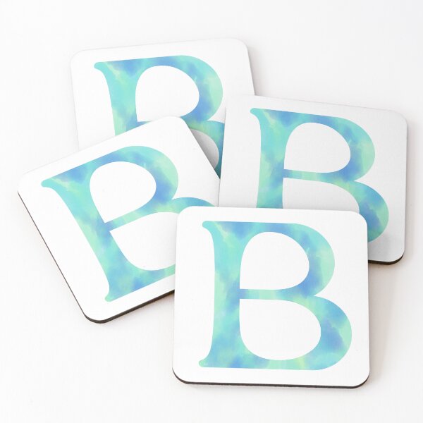 Item preview, “B” aqua   designed and sold by Ninidesignss.