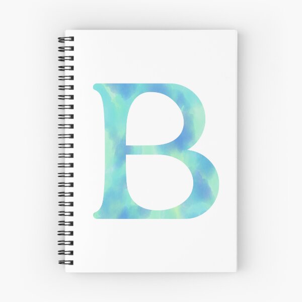 Item preview, “B” aqua   designed and sold by Ninidesignss.