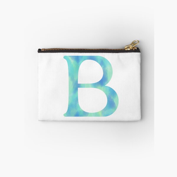 Item preview, “B” aqua   designed and sold by Ninidesignss.
