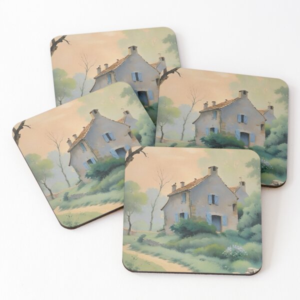 Item preview, Charming French Countryside Landscape No. 5 | Watercolor Art Print…By Carraann designed and sold by CARRAANN.