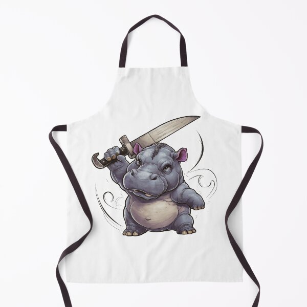 Item preview, Hippo With a Sword designed and sold by necakaranfil.