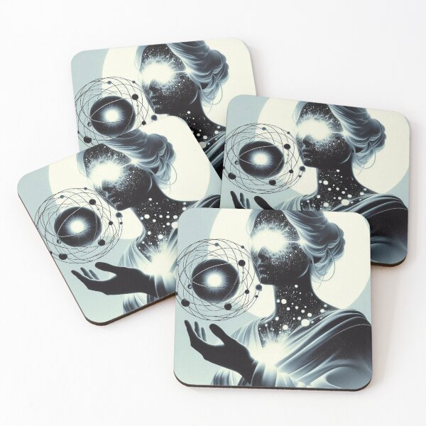 Item preview, Celestial Divinity: Cosmic Woman with Glowing Eyes	 designed and sold by Sestcuadhy.