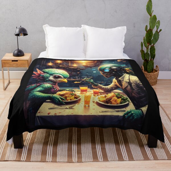 Item preview, Robot and Bird: Futuristic Dinner Encounter designed and sold by Sestcuadhy.